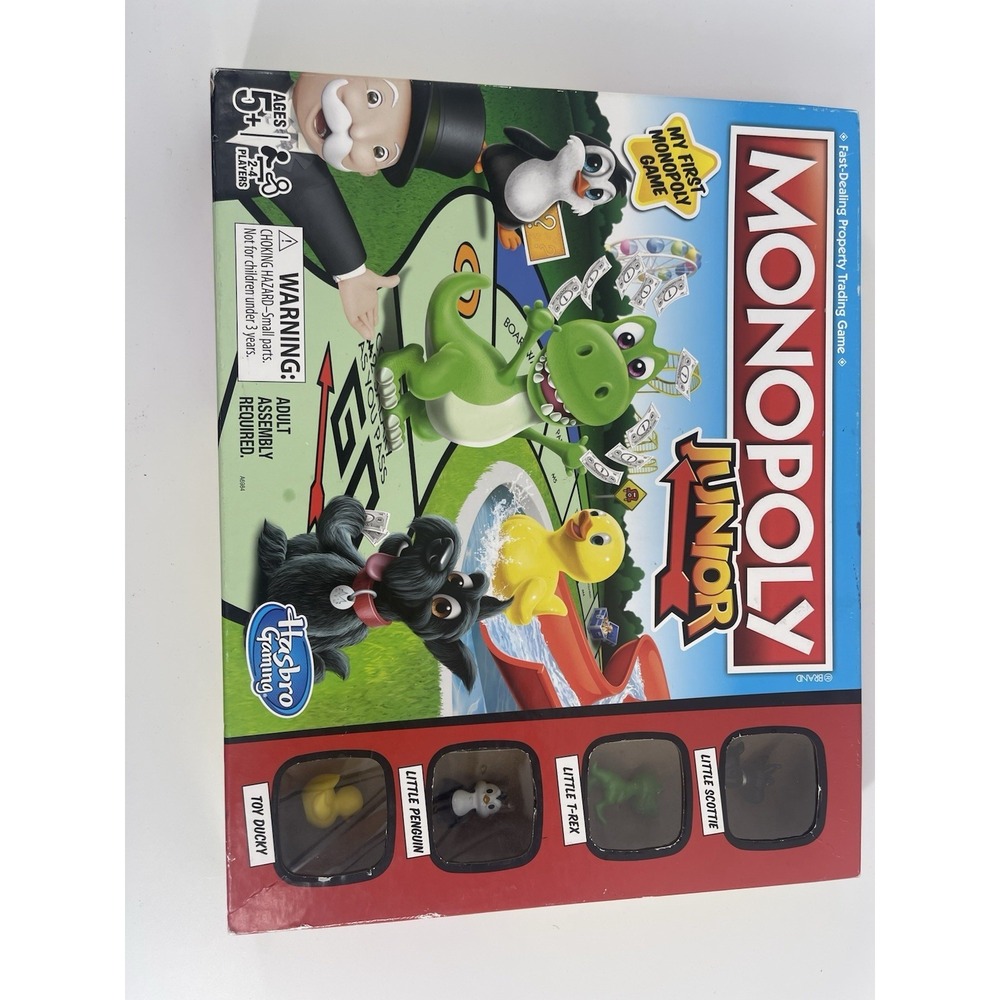 Hasbro Monopoly Junior Board Game Ages‎ 5 and up Exclusive Brand New
